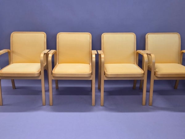 Artek E45 tuolit 4 kpl, Alvar Aalto